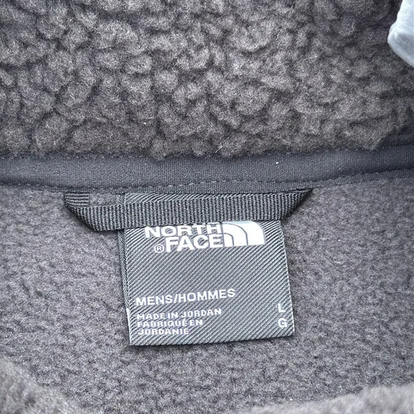 THE NORTH FACE Parkview Fleece Jacket MENS BLACK/GREY NWT SIZE LARGE